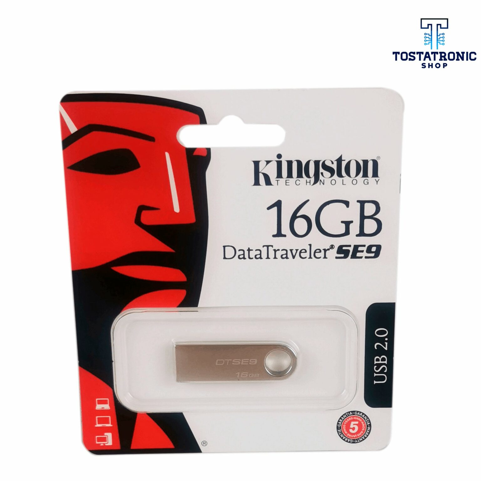 Memoria USB Kingstone DTSE9H 16GB Tostatronic