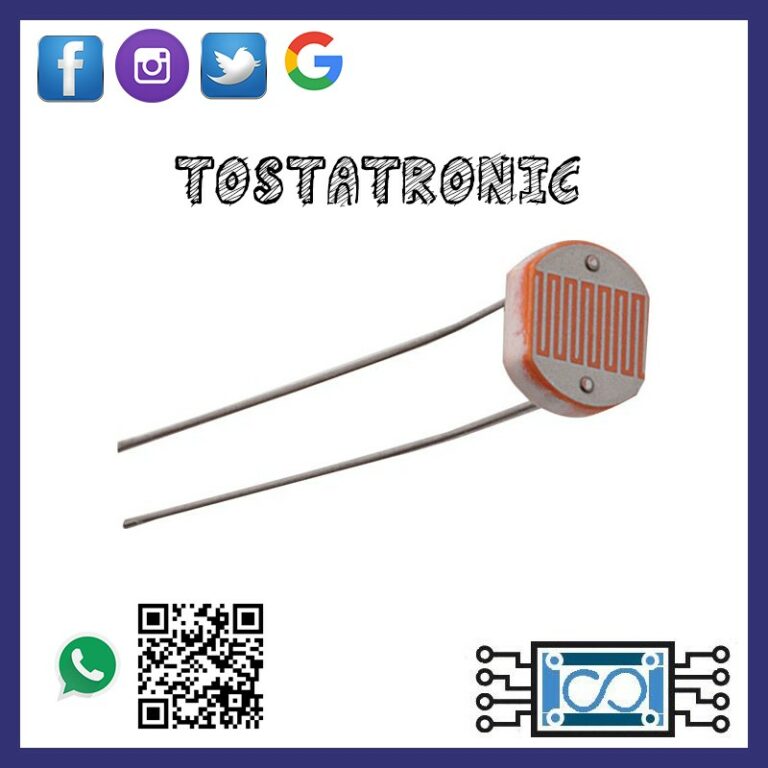 Fotoresistencia LDR Tostatronic